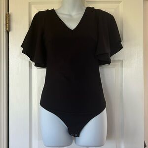 Black Thong Bodysuit